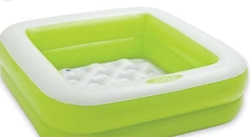 Intex Inflatable 15 Gallon Kids Baby Pool, Green, 34" x 34" x 10" 86 x 86 x 25cm