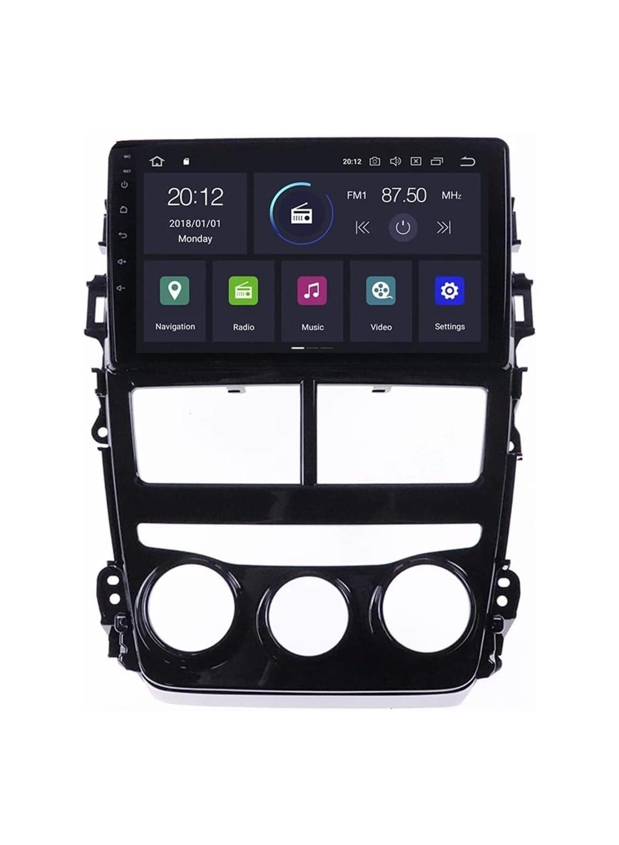 Android Car Stereo for Toyota Yaris 2018 2019 2020 1GB RAM 32GB ROM 9 Inch MirrorLink WiFi BT, IPS Touch Screen with Backup Camera Included