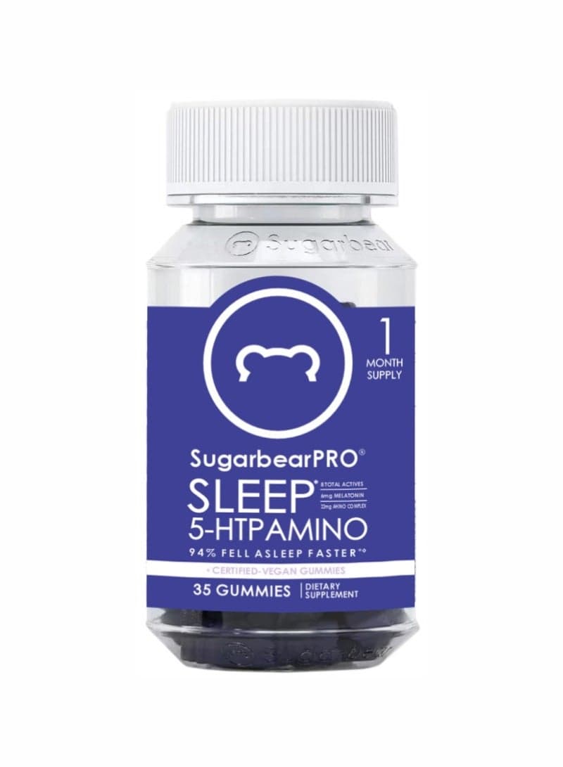 35-Gummies Sleep 5-HTP Amino Vegan Vitamin Gummies - 1 Month Supply