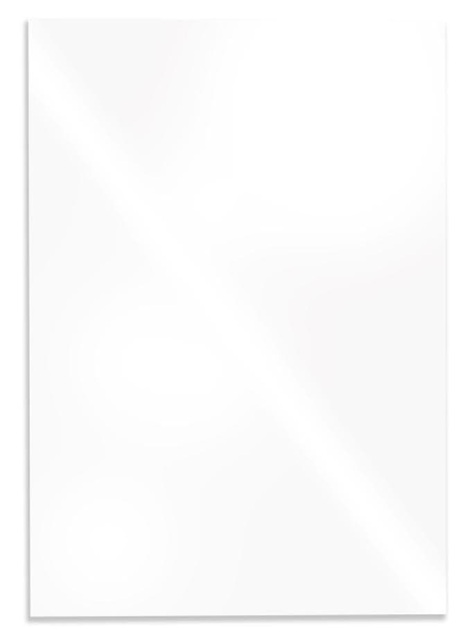 250 GSM Glossy White Cardstock A4-100 Sheets - Flyer Printing Paper for Posters, Leaflets, Drawings, Photos, Sketches - Ideal for Office, School, and Inkjet Printing - Art Glossy Paper