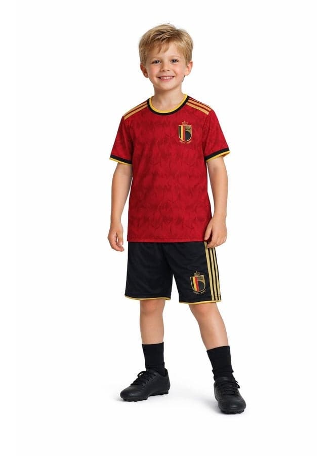 Men’s Belgium 2026 World Cup Home Jersey Kit – Football Shirt & Shorts Set