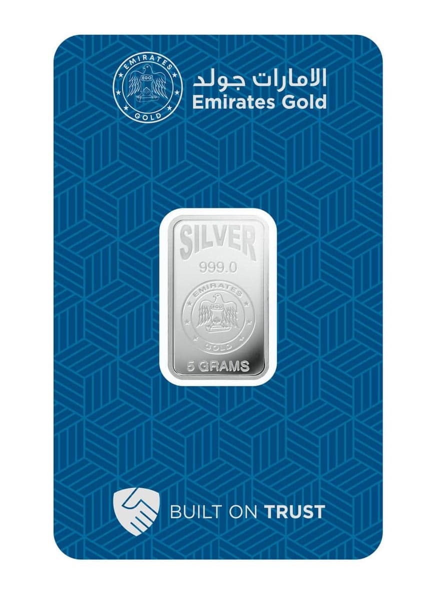 Emirates | 5g Pure Silver Bar 999 - 5 Grams