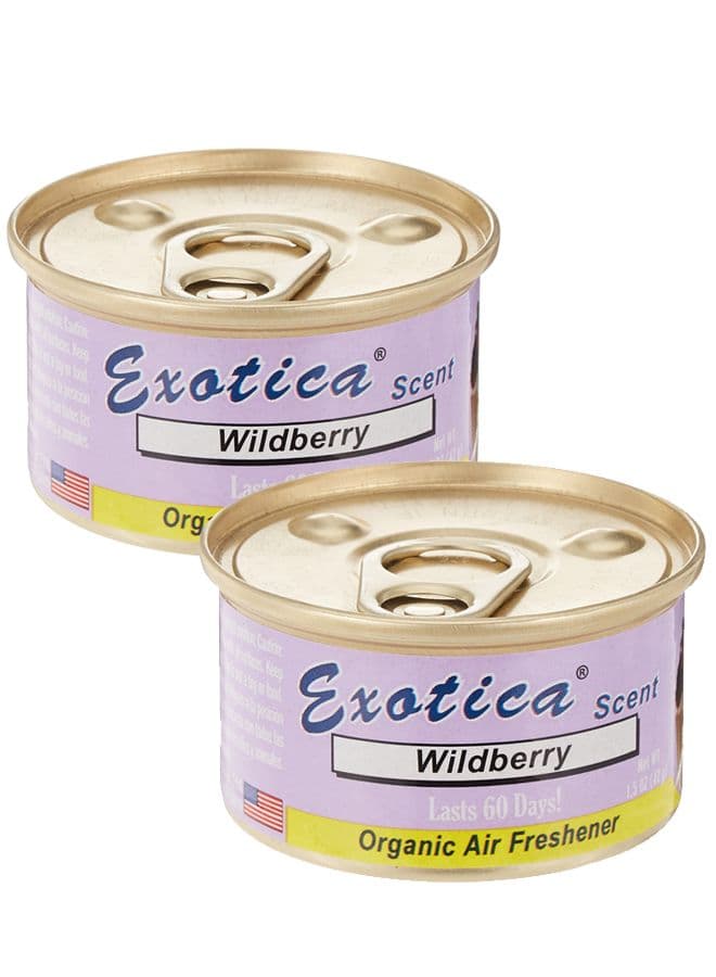 EXOTICA Organic Air Freshener Value Pack 2 count - Wildberry Scent