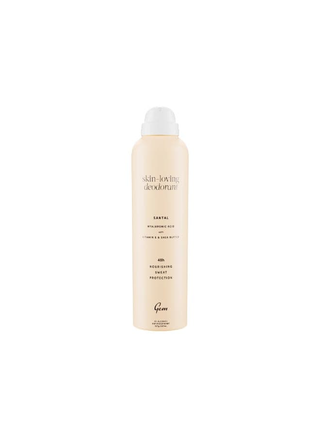 Santal Deodorant 207ml – Long-Lasting Body Deodorant Spray with Warm Woody Sandalwood Fragrance, Odour Protection & Freshness
