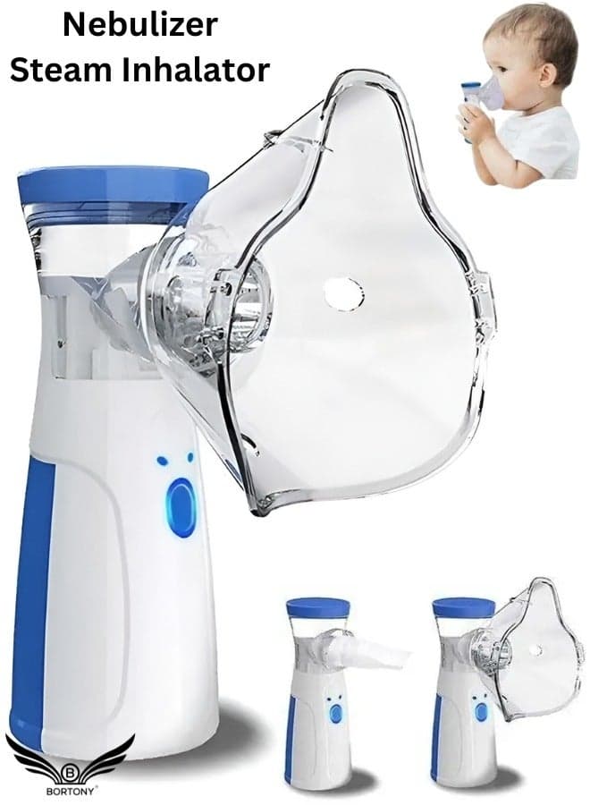 Nebulizer Portable Mini Vaporizers Handheld Medical Atomizer for Adults Children Outdoor Travel Ultrasonic Nebulizer Steam Inhaler Pocket Size