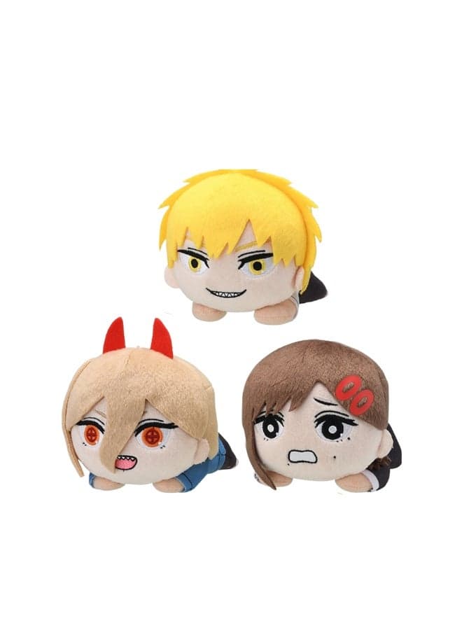 NESOBERI (Lay-Down) "Chainsaw Man" MP Plush "Denji & Power &
