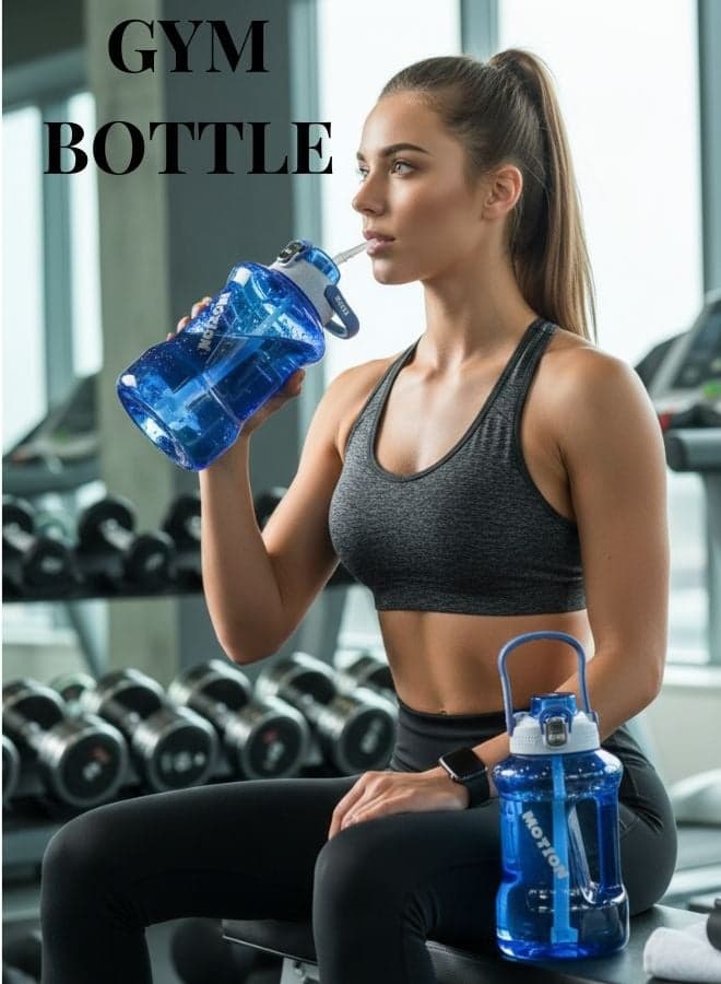 Shaker Bottle for Gym Water Bottle BPA-Free Drinking Big Jug for Outdoor Training Bodybuilding Gym Camping and More