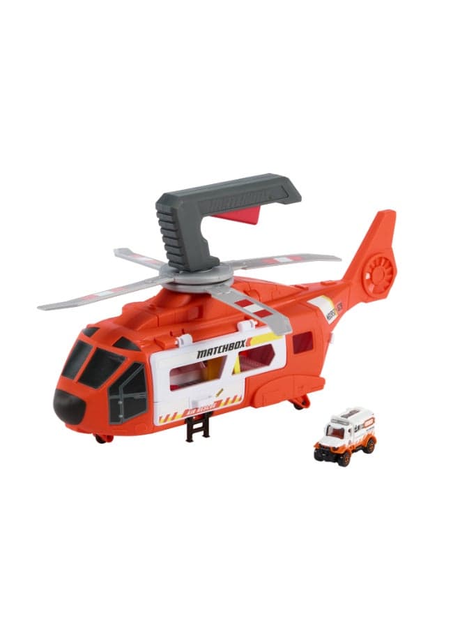 Matchbox Transport Helicopter – Die-Cast Toy Car for Kids & Collectors