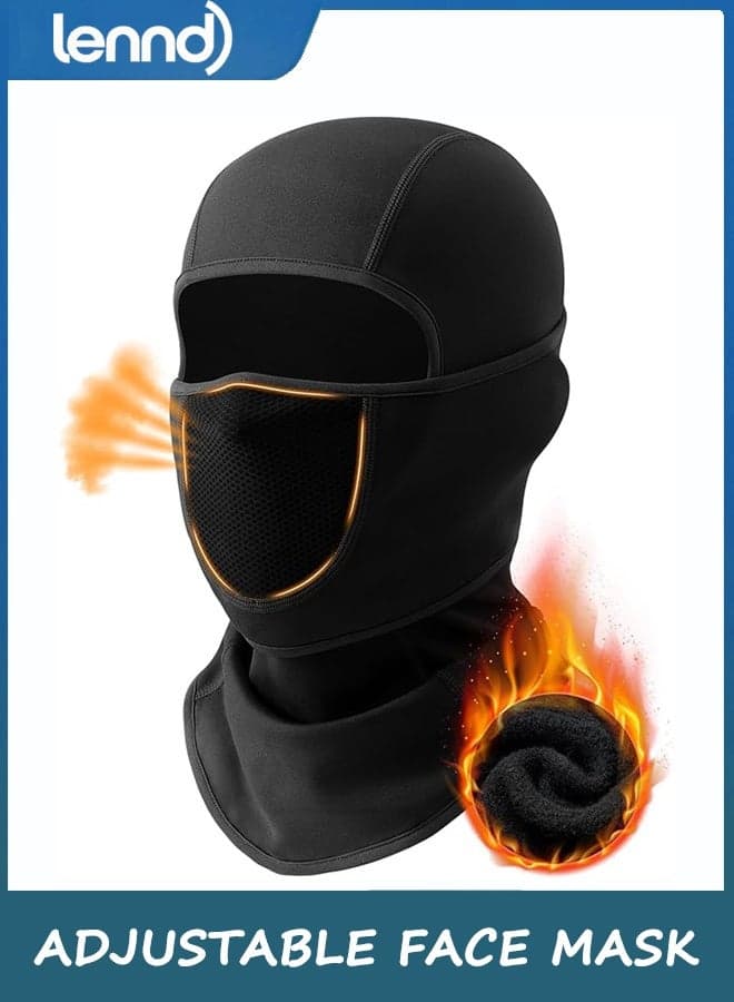 Face Ski Mask with Movable Deisgn for Men Women-Fleece Winter Face Covering for Cold Weather Skiing Outdoor Work