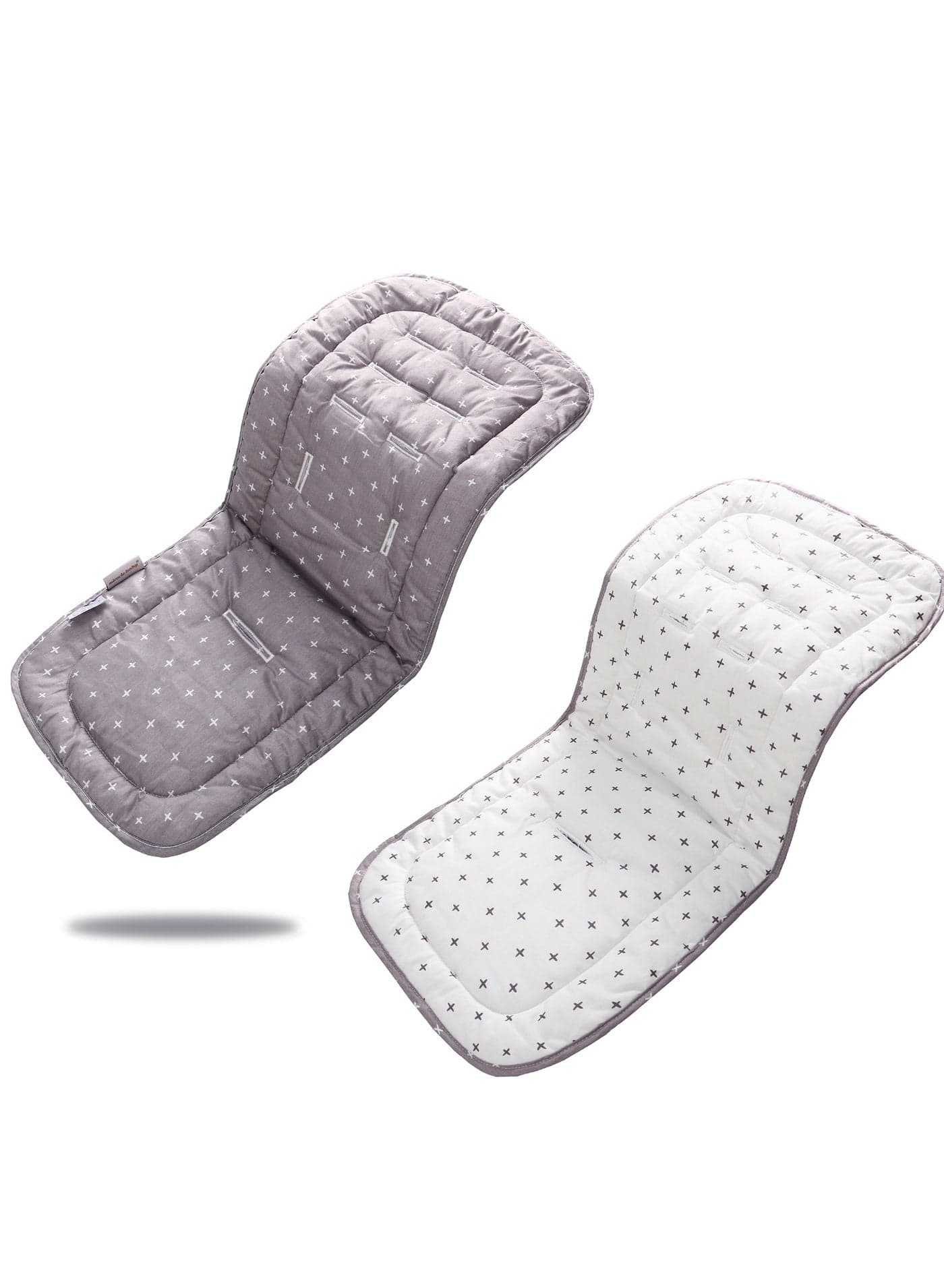 1PCS Soft Toddler Stroller Cushion, Toddler Car Seat Insert, Reversible Universal Breathable Stroller Mat, 100% Cotton Cover Toddler Seat Pad Liner