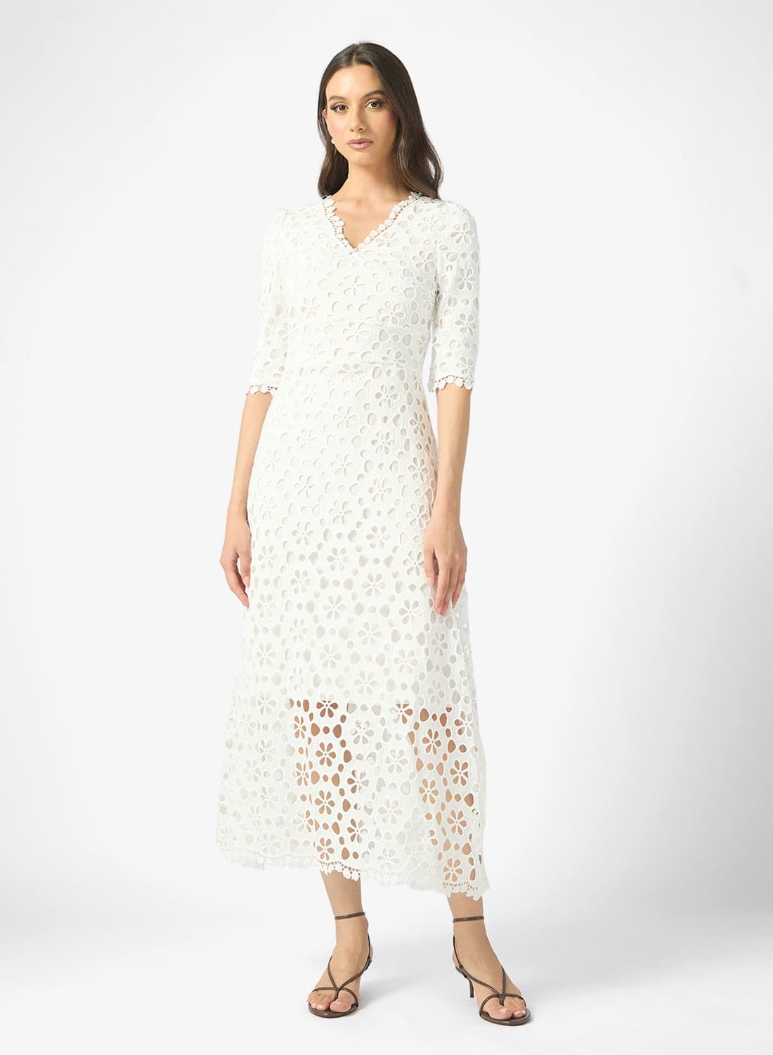 Lace A-line Dress