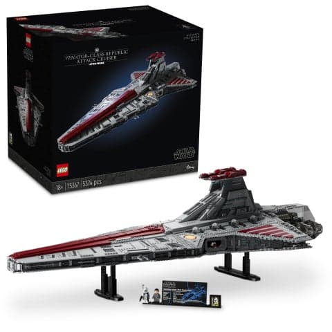 Star Wars Venator-Class Republic Attack Cruiser 75367 (Age 18+, 5374 Pieces)