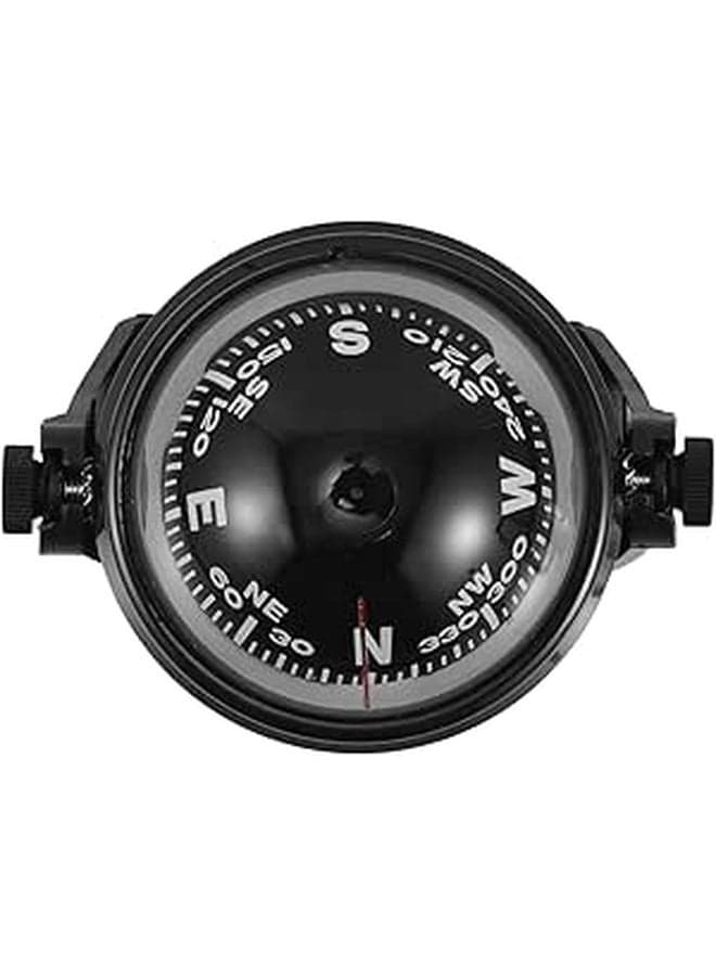 Black Car Dashboard Compass With Magnetic Declination Correction For Boat Outdoor Vehicle