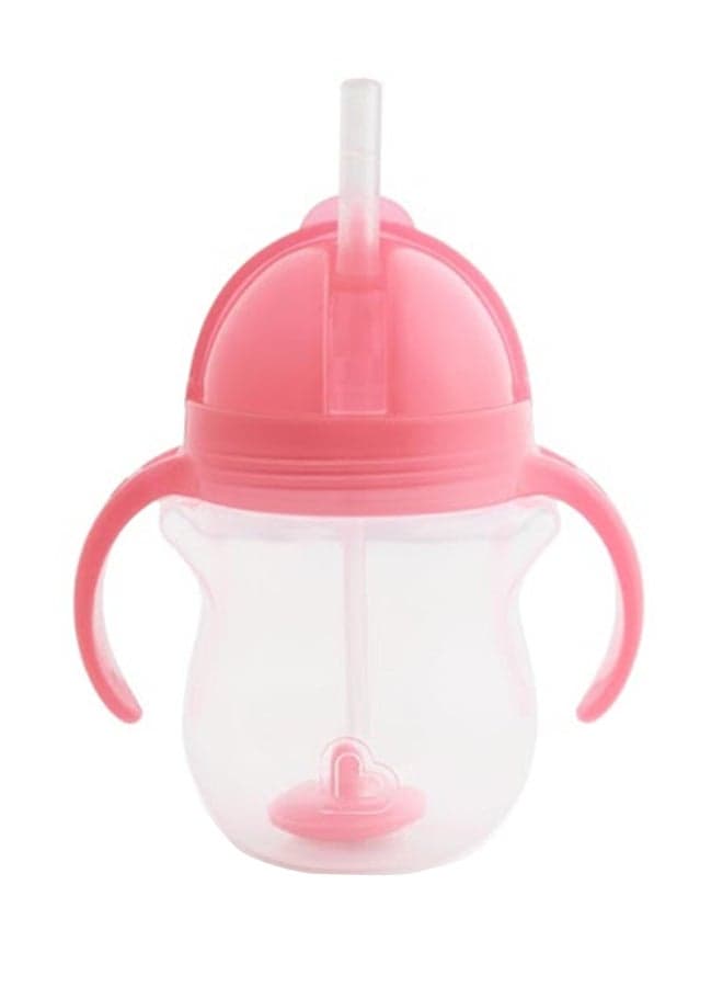 Click Lock Tip and Sip Weighted Flexi Straw Trainer Cup (7 Oz/207 Ml Pink)