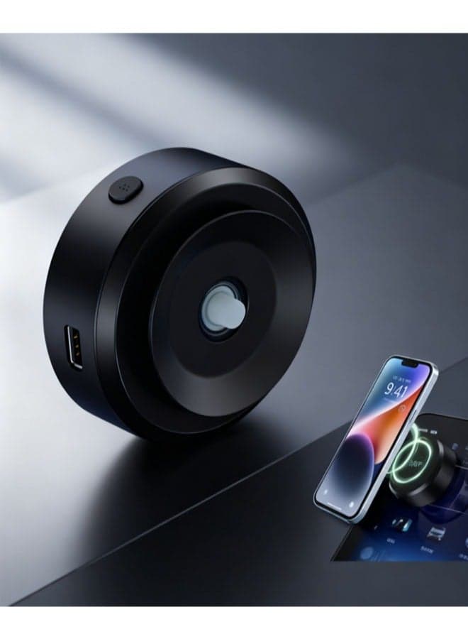 Magnetic Car Windshield Phone Holder, 360° Rotatable, Strong Suction, Universal Design