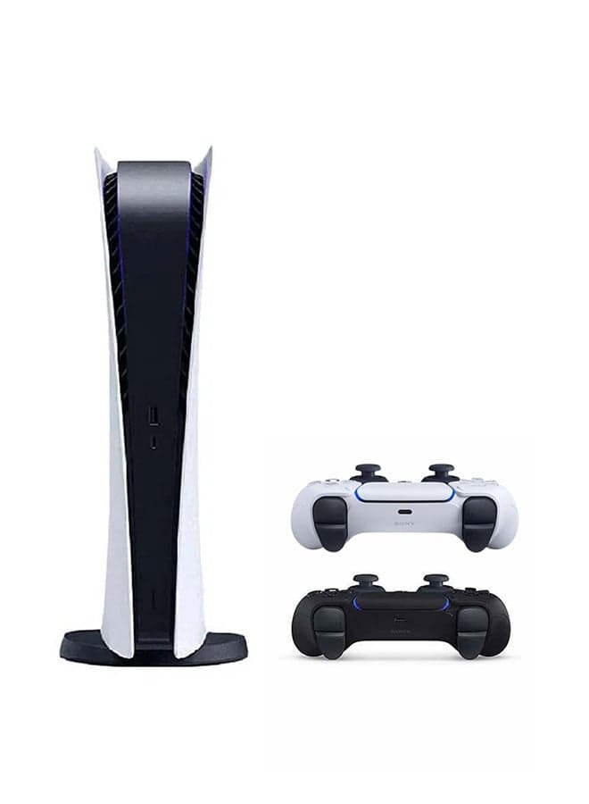 PlayStation 5 Digital Edition Console With Extra Black Controller