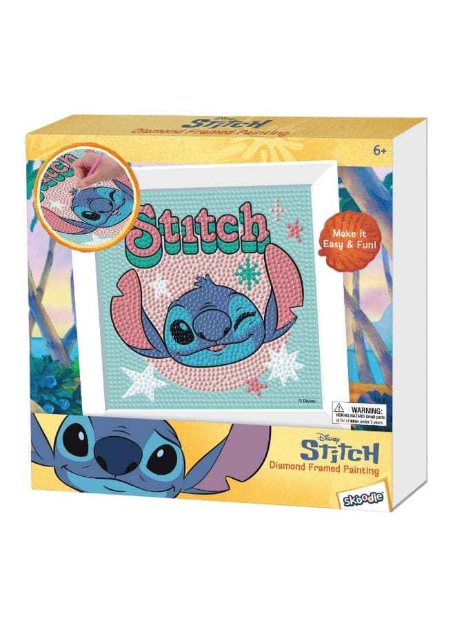 Stitch Diamond Framed Painting Kit | Make It Easy & Fun | Art & Craft | Home Wall Décor | Age 3+