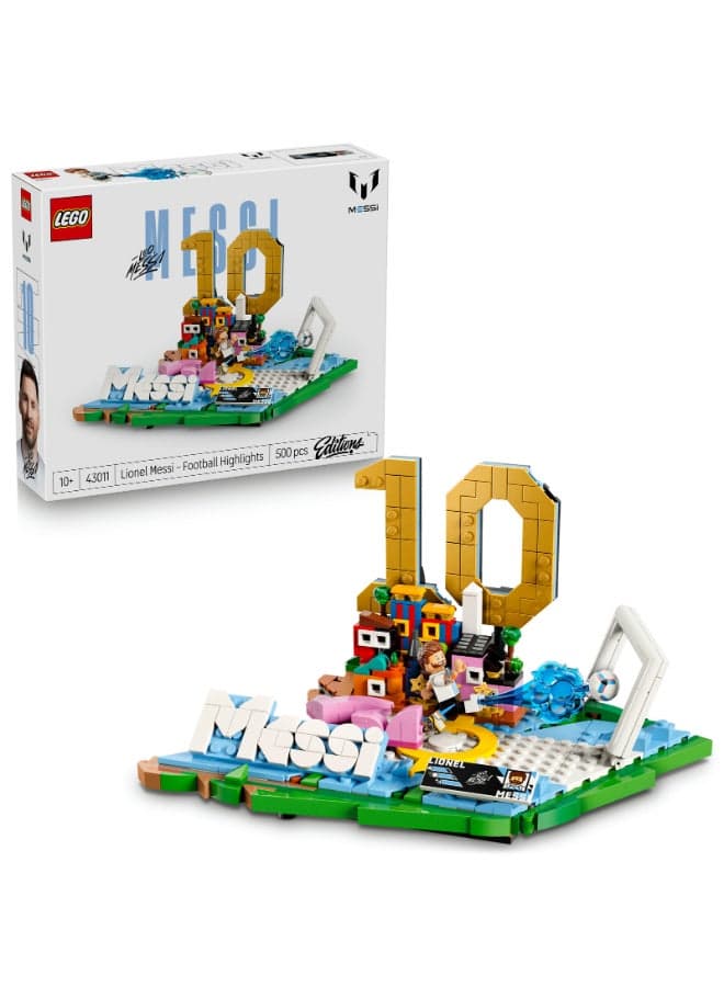 LEGO Editions Lionel Messi Soccer Highlights 43011 Building Set (500 Pieces)