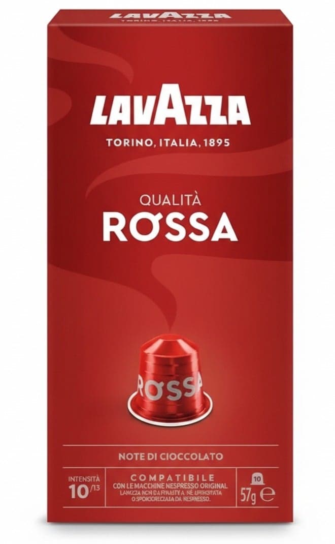 Nespresso Compatible Qualita Rossa 10 Coffee Capsules 57g
