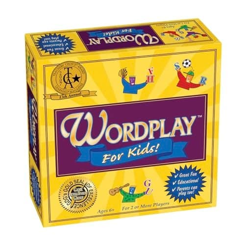 Wordplay for Kids — The Fast-Paced, Award-Winning Game Where Kids Race to Create Words — Fun & Educational for The Whole Family, Ages 6 & Up