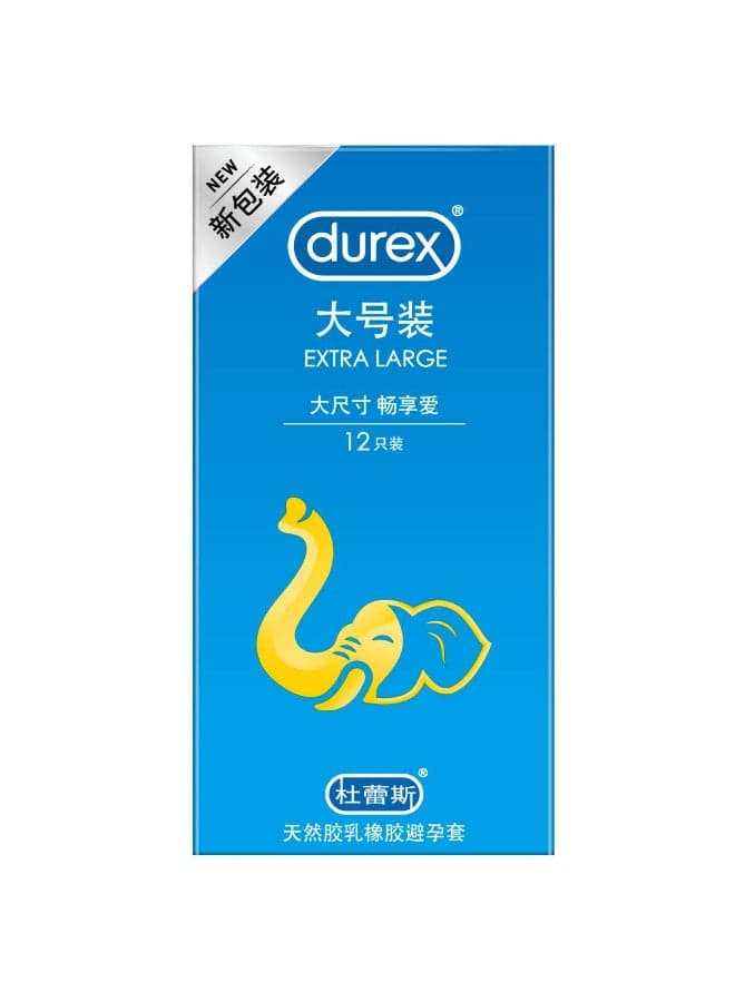 Condoms Extra Large set of 12 pcs,56MM
