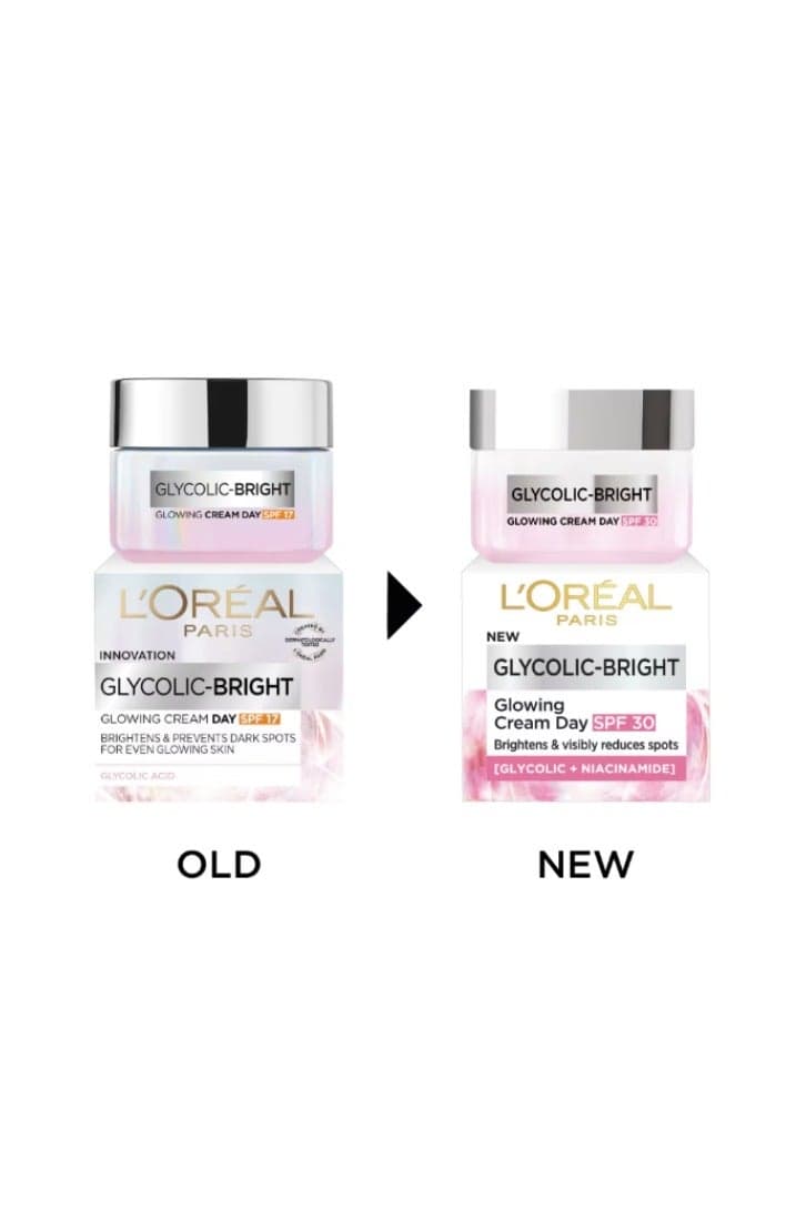 Glycolic Bright Glowing Day Cream with SPF30 and Glycolic Acid 50ML