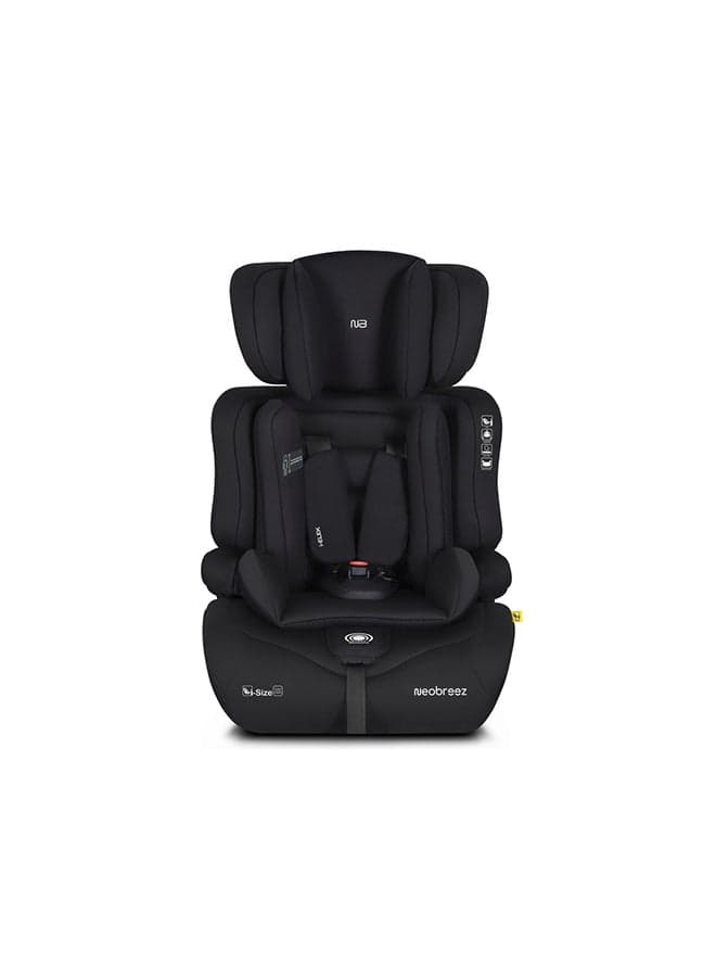 I-ELEK Universal Baby/Kids/Child/Toddler Safety 3-In-1 Car Seat, I-Size, ECER129, High Back Booster Car Seat, Adjustable Headrest, 3-Point Safety Belt, 5 Point Harness, 9-36 Kg, 15m-12Yrs, Group 1/2/3