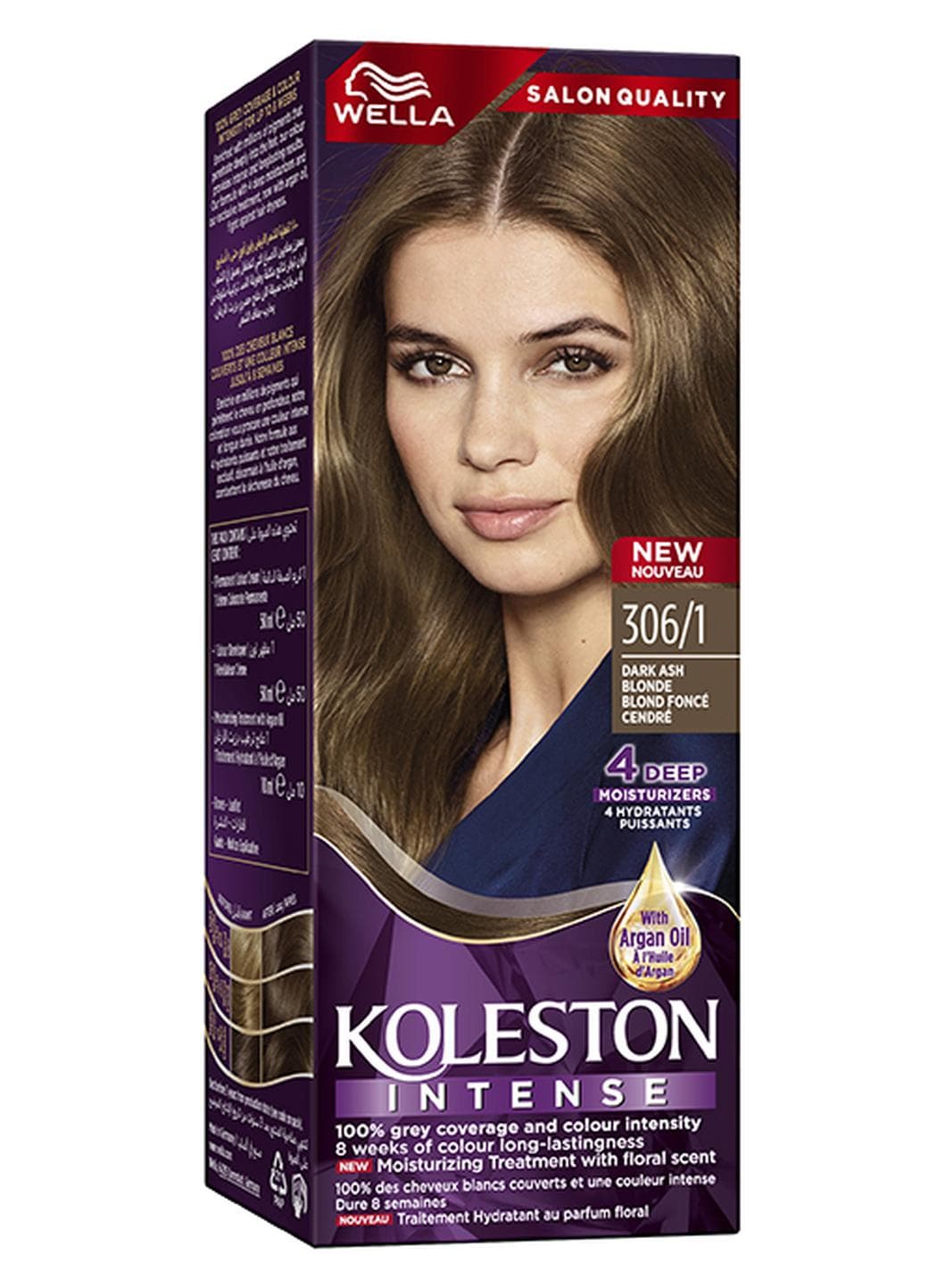 Koleston Intense Hair Color 306/1 Dark Ash Blonde