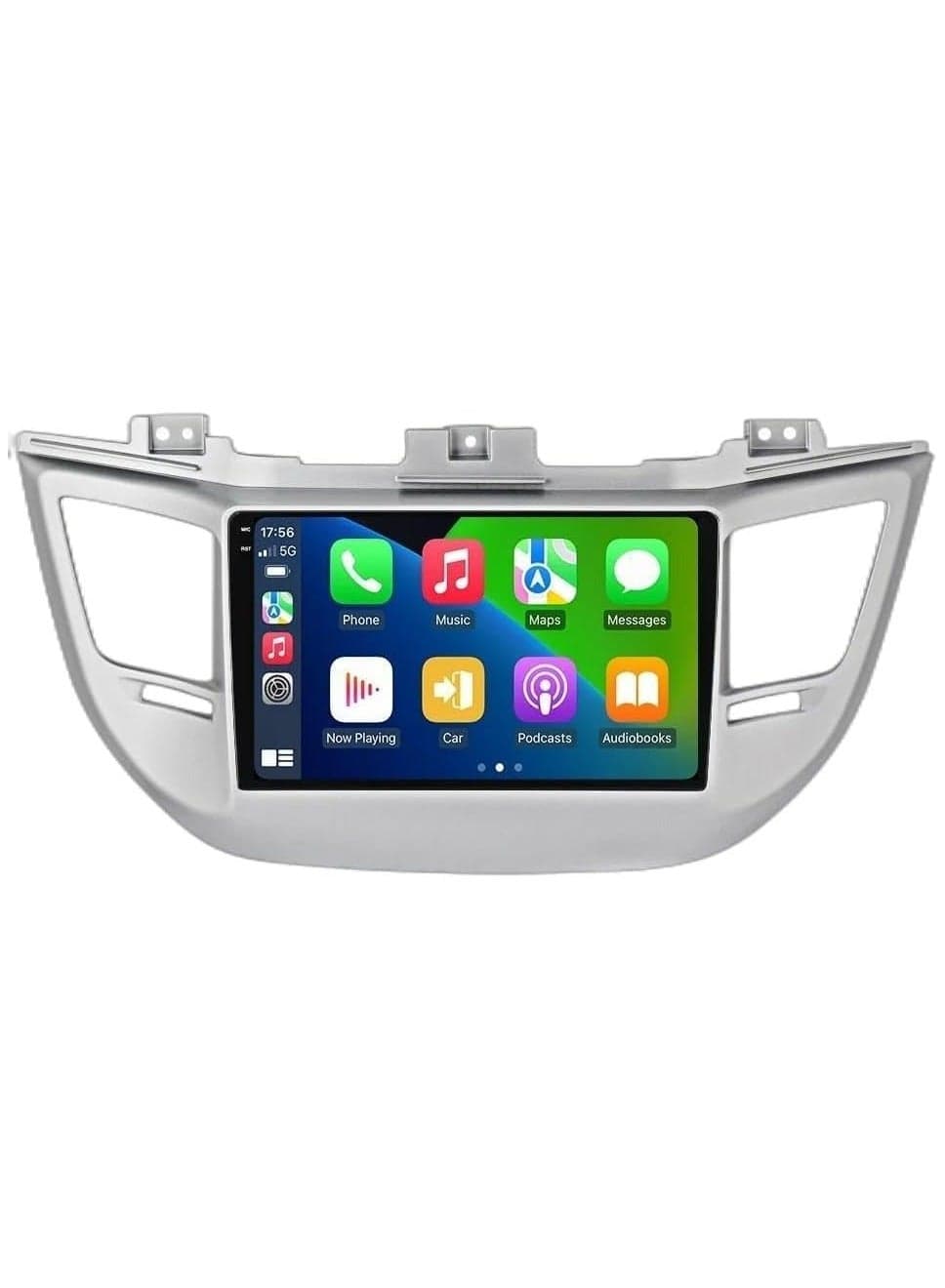 Android Car Stereo for Hyundai IX35 Tucson 3 2015-2018 6GB RAM 128GB ROM Support SIM Card, Carplay, Mirror Link Wi-Fi BT, Radio GPS Navigation, 9 Inch IPS Touch Screen with AHD Camera Included