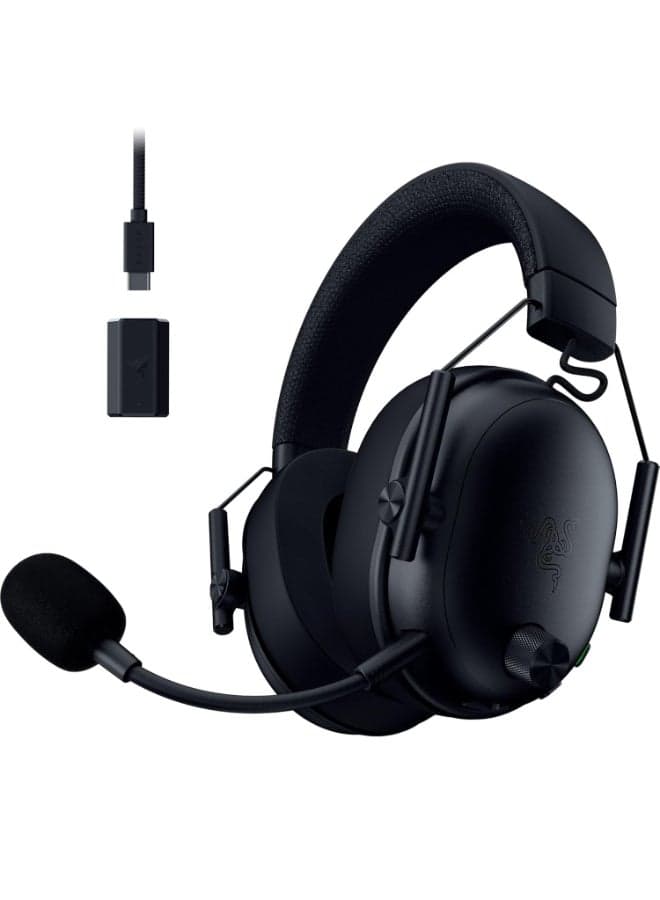 Razer BlackShark V3 for Playstation - Wireless E-Sports Headset - Triforce 50 mm Driver - Removable Broadband Microphone - HyperSpeed 2.4 GHz & Bluetooth - THX Spatial Audio - PS5/PC | Black I RZ04-05410300-R3G1