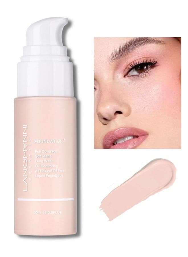 Liquid Foundation 30ml, Waterproof For Oily/Sensitive Skin (#01)