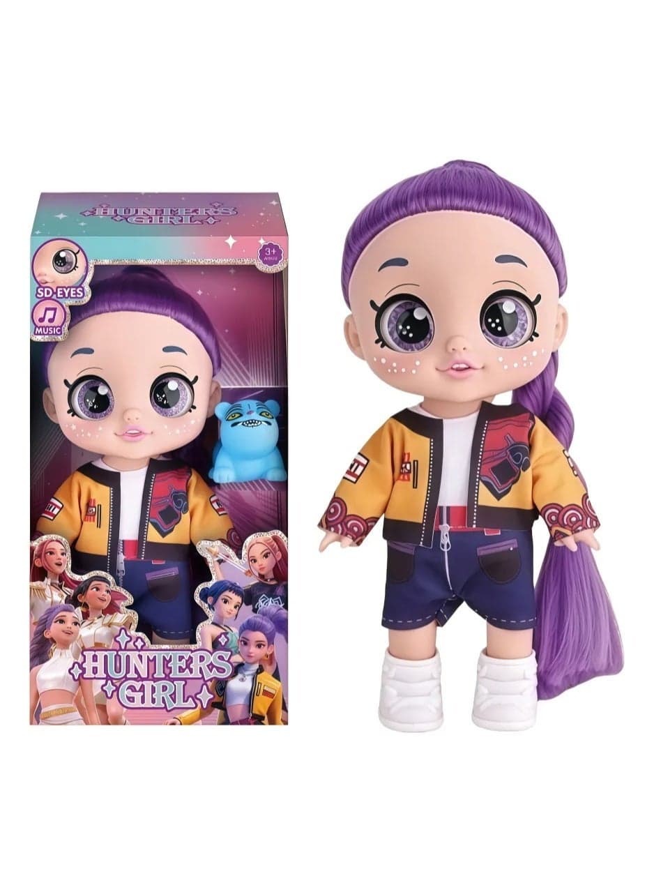 Kpop Demon Hunters articulated doll and house doll + music