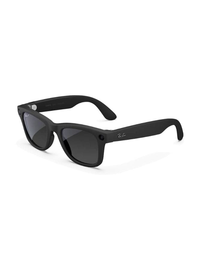 RAY-BAN Wayfarer (Gen 2) Matte Black Frame Gradient Graphite Lens Standard High bridge Matte Black Gradient Graphite