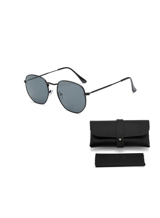 Sunglasses for Women and Men,UV Protection,Hexagon,comes with a glasses case and a glasses cleaning cloth