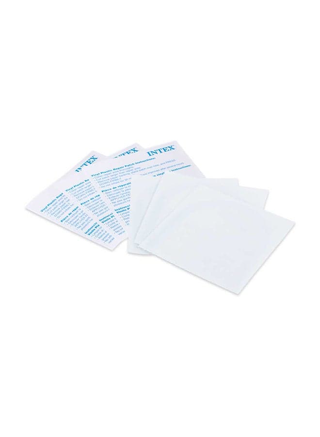 6 x Stick On Patches Suitable For Sealing Holes In Portable Vinyl Swimming Pool 6.99x6.99x0.1cm