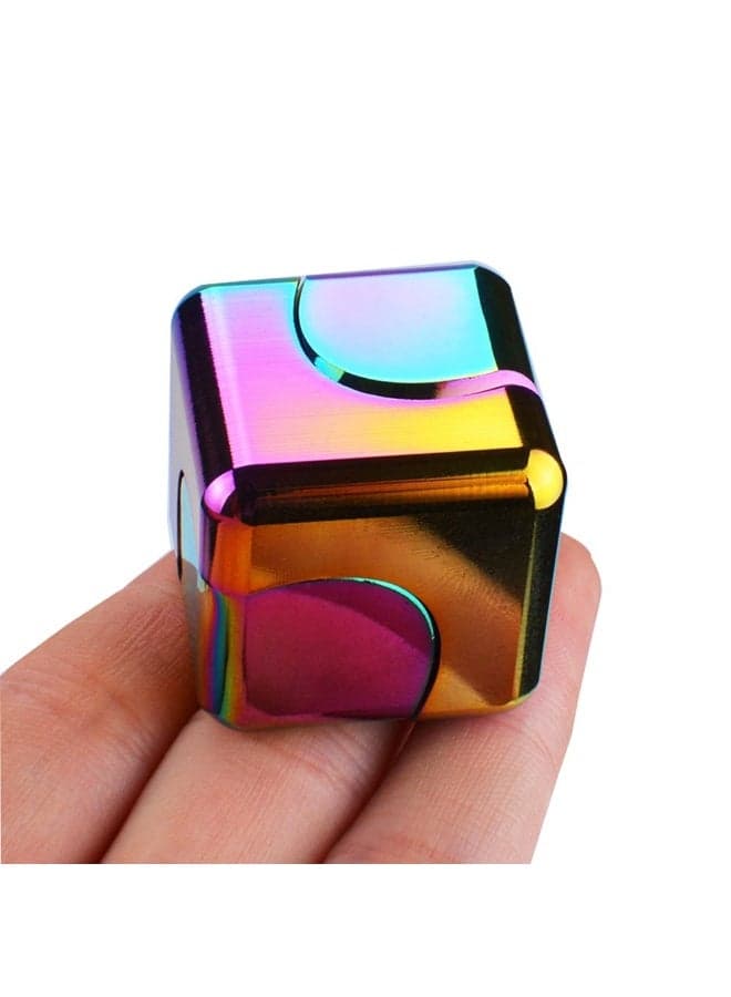 Fidget Spinner Toys Cube Adults, Teen Boys Metal Cool Stuff Desk Gadgets Office Toy for Teen Boy Small Anxiety Figette Sensory Toy ADHD Tool Fingears Figet Stress Gifts