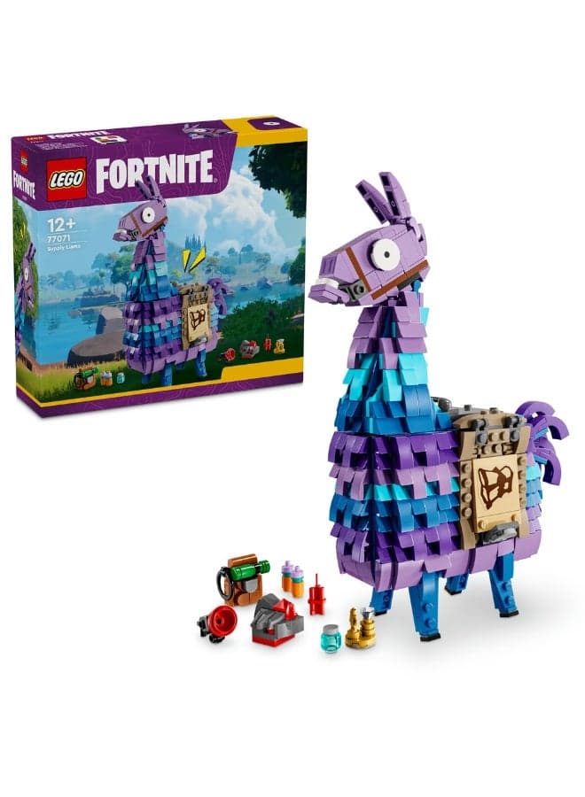 Fortnite Supply Llama Video Game Character Toy 77071 (Age 12+, 691 Pieces)