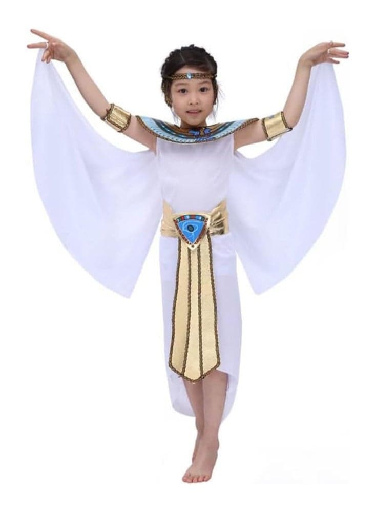 Kid's Egyptian Pharaoh Costume Women's Egyptian Queen Costume for Girls