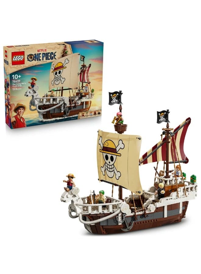 One Piece The Going Merry Pirate Ship, Boat Toy 75639 (Age 10+, 1376 Pieces)