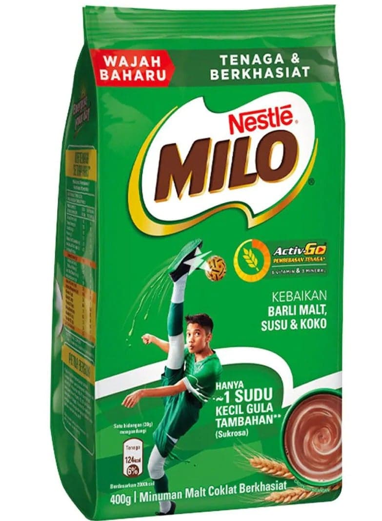 Milo Original Activ-Go Chocolate Malt Drink Powder 400grams