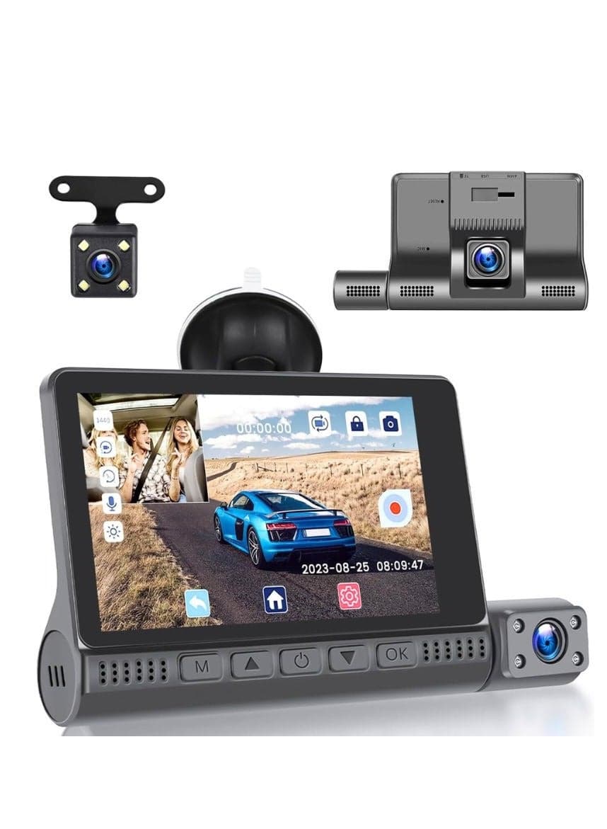 DVR Dash Cam 1080P with 3.16” Screen, One-Year Warranty 11000030