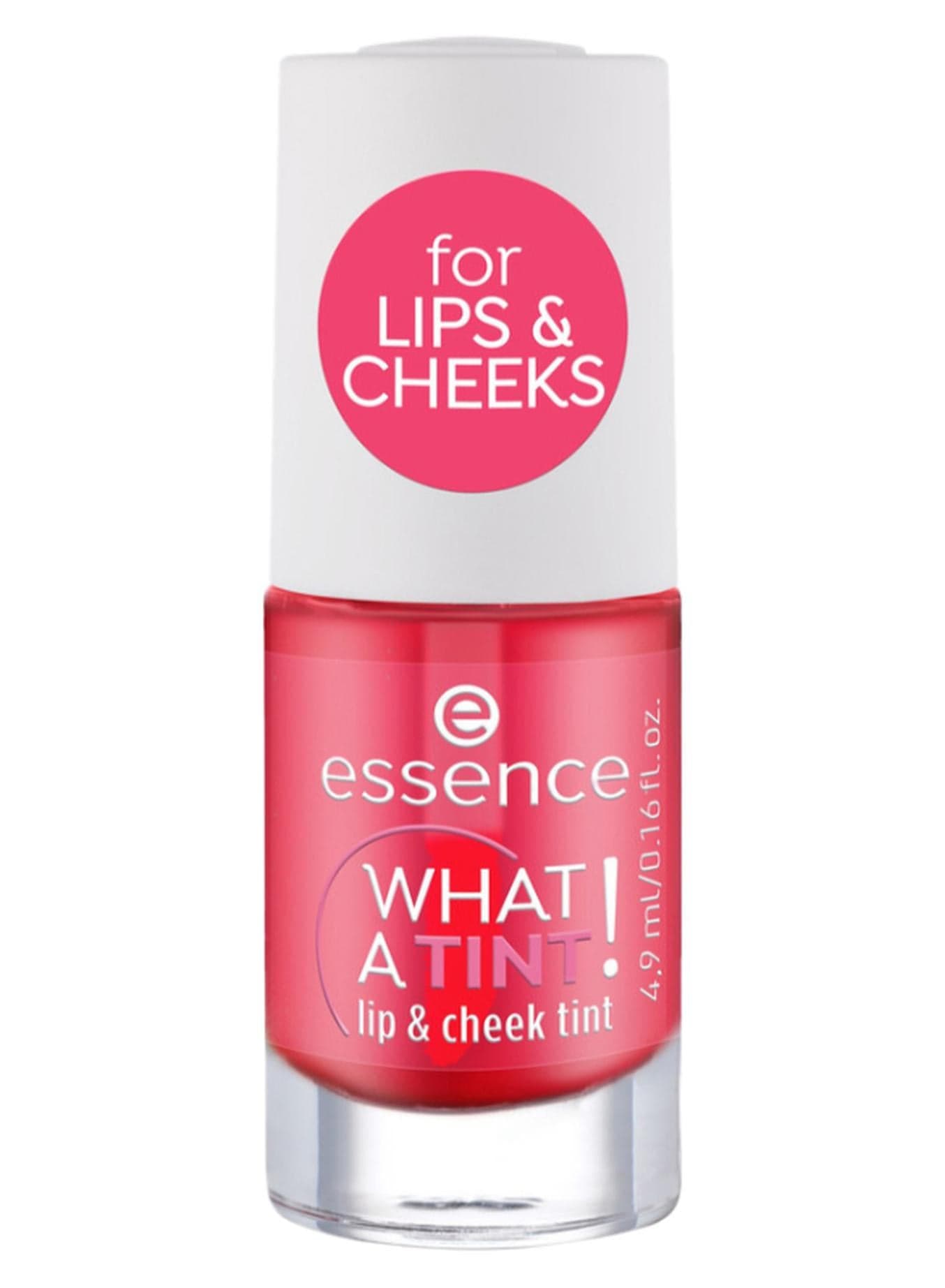 WHAT A TINT! Lip and Cheek Tint | 02 Coral Sunset | Long-Lasting Lightweight Formula | Natural Soft Finish | Multipurpose Vegan Makeup Stain | Instant Result | For All Skin Types | 4.9ml Coral Sunset