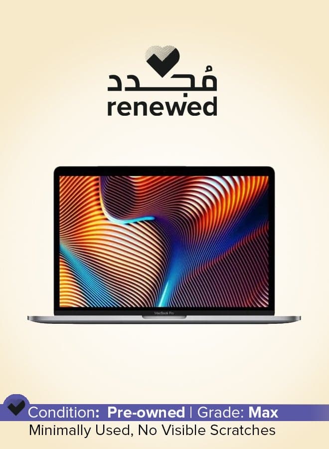 Renewed - MacBook Pro A1708 (2017) Laptop With 13.3-Inch Full HD Display, Core i5 Processor/Dual Core/8GB RAM/128GB SSD/macOS Space Grey