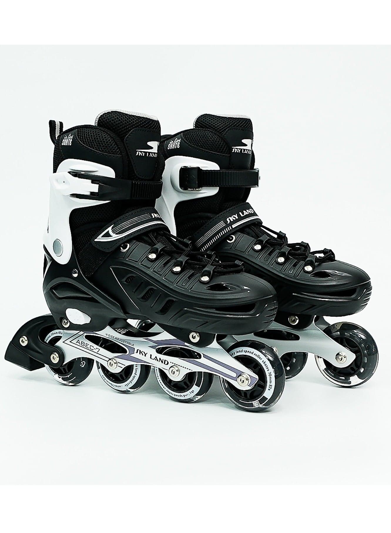 Adjustable Inline Skates for Kids & Teens with LED Light-Up Wheels | Safe Rollerblades with ABEC-7 Bearings, Triple Protection & Durable Design | EU Size 35-38 (Skating Shoes TMX-028)