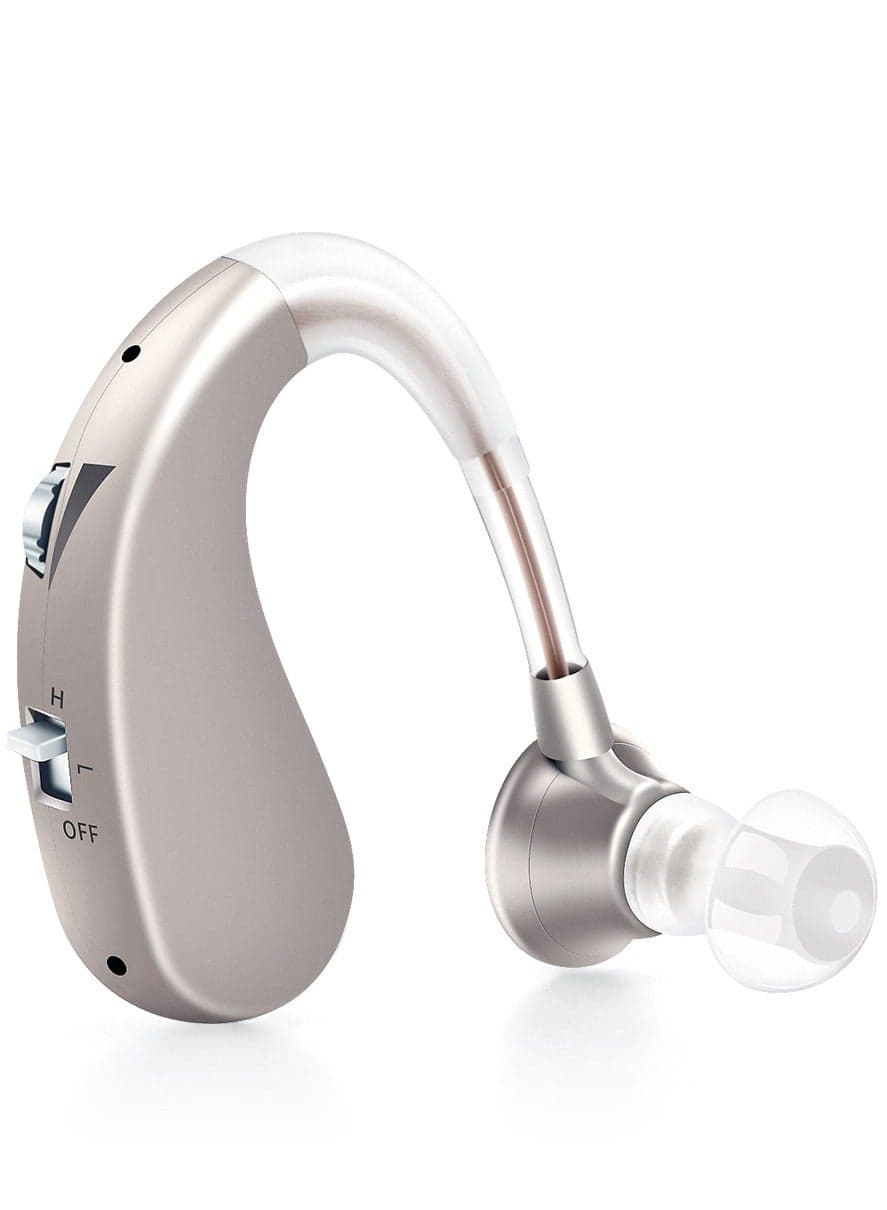 Britzgo Rechargeable Hearing Aids for Seniors, Digital Hearing Amplifier with Noise Cancellation & Long Battery Life, Two Listening Modes