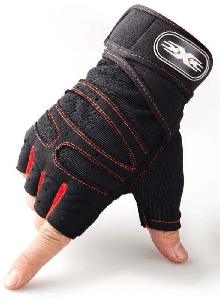 Fitness Half Finger Gloves Men And Women Wrist Guard Sports Dumbbell Riding Non Slip Horizontal Bar Exercise Training