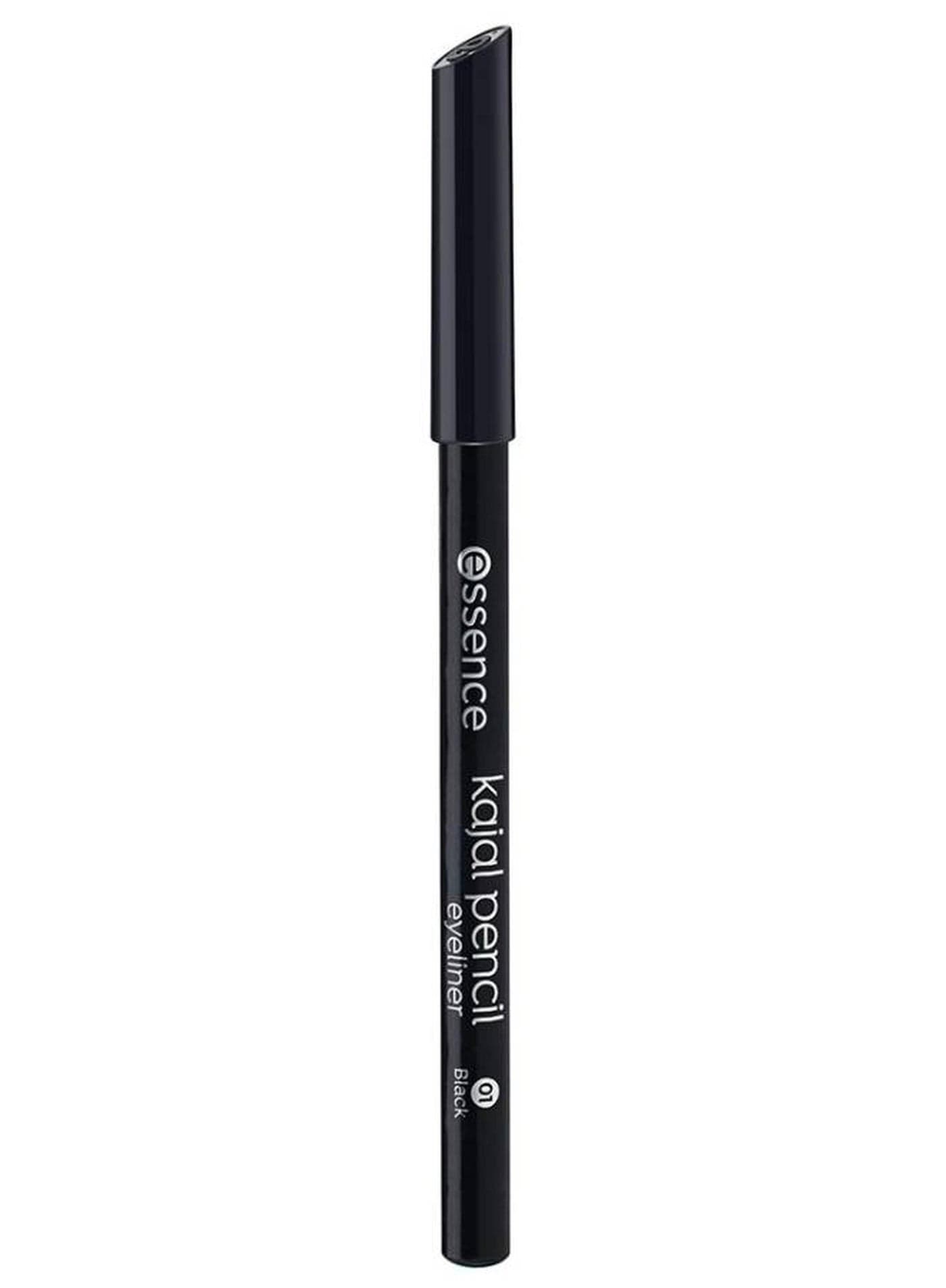 Kajal Pencil 01 Black | Smooth Glide Eye Pencil | Long Lasting Waterproof Kajal | Easy to Apply & Blend | Smudge Resistant Matte Finish | Everyday Eye Makeup Essential | 1g 01 Black