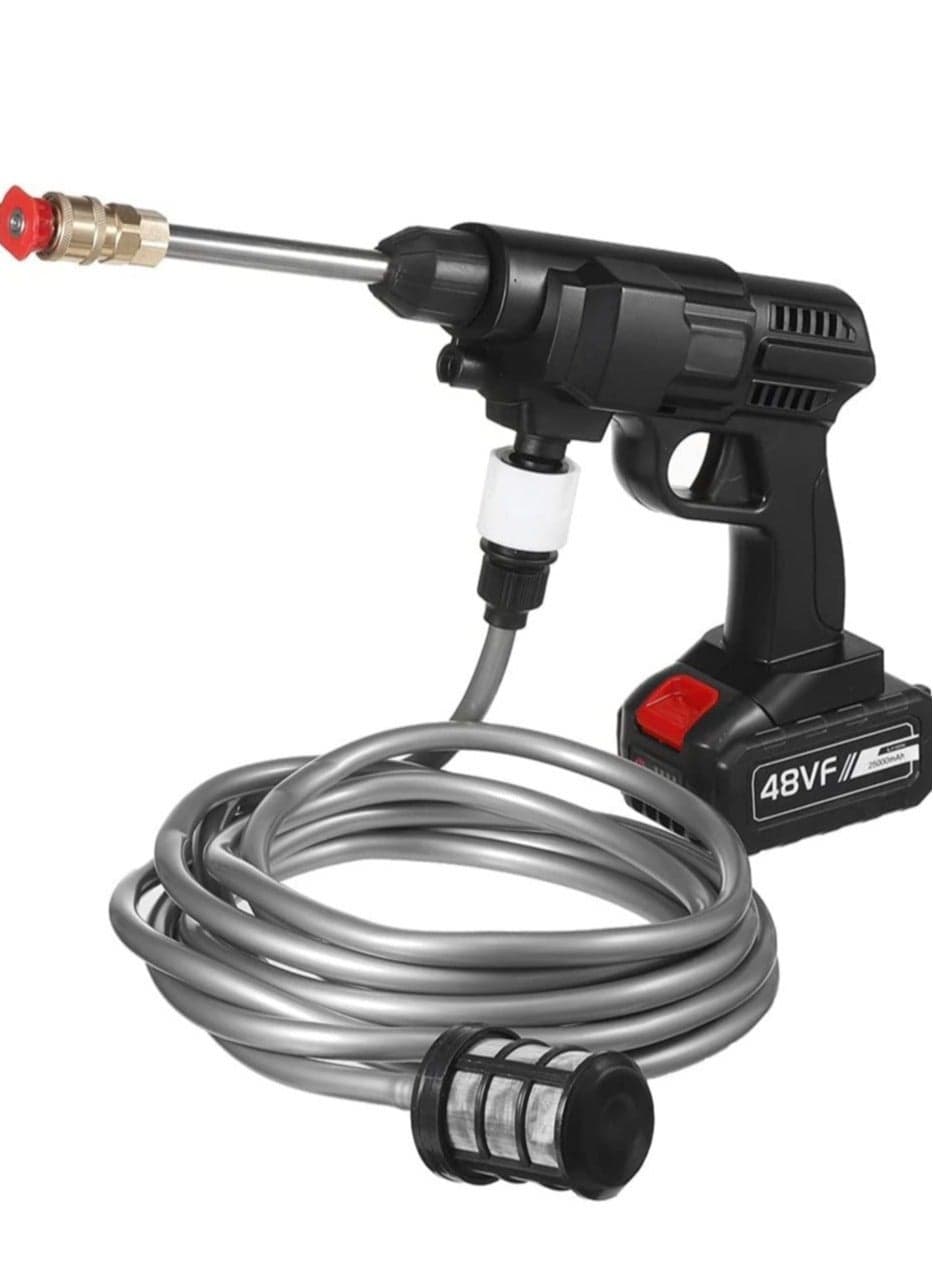 48 V Wireless High Pressure Car Wash Water Gun Portable High Pressure Washer Washing Auto Spray Garden Tool