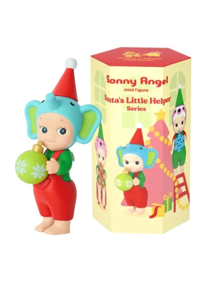 Santa's Little Helper Christmas Series Sonny Angel Mini Figure Cute Festive Holiday Toy Baby Doll Single Individual Random Mystery Surprise Blind Box