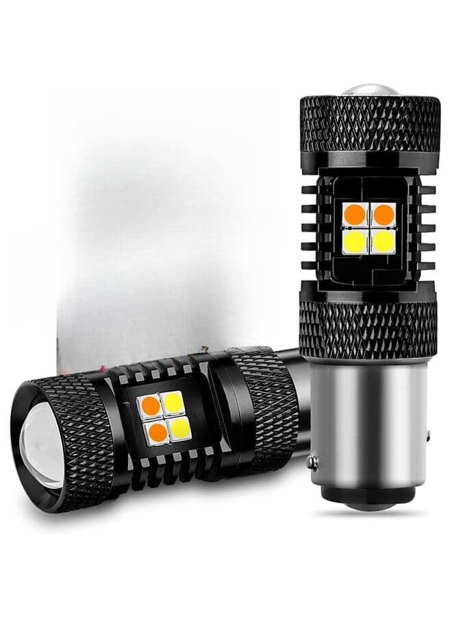 2PCS LED Bulbs 16SMD Chipsets Parking Lights/Daytime Running Lights/DRL and Turn Signal Lights with Projector replacement (Size : 3157)